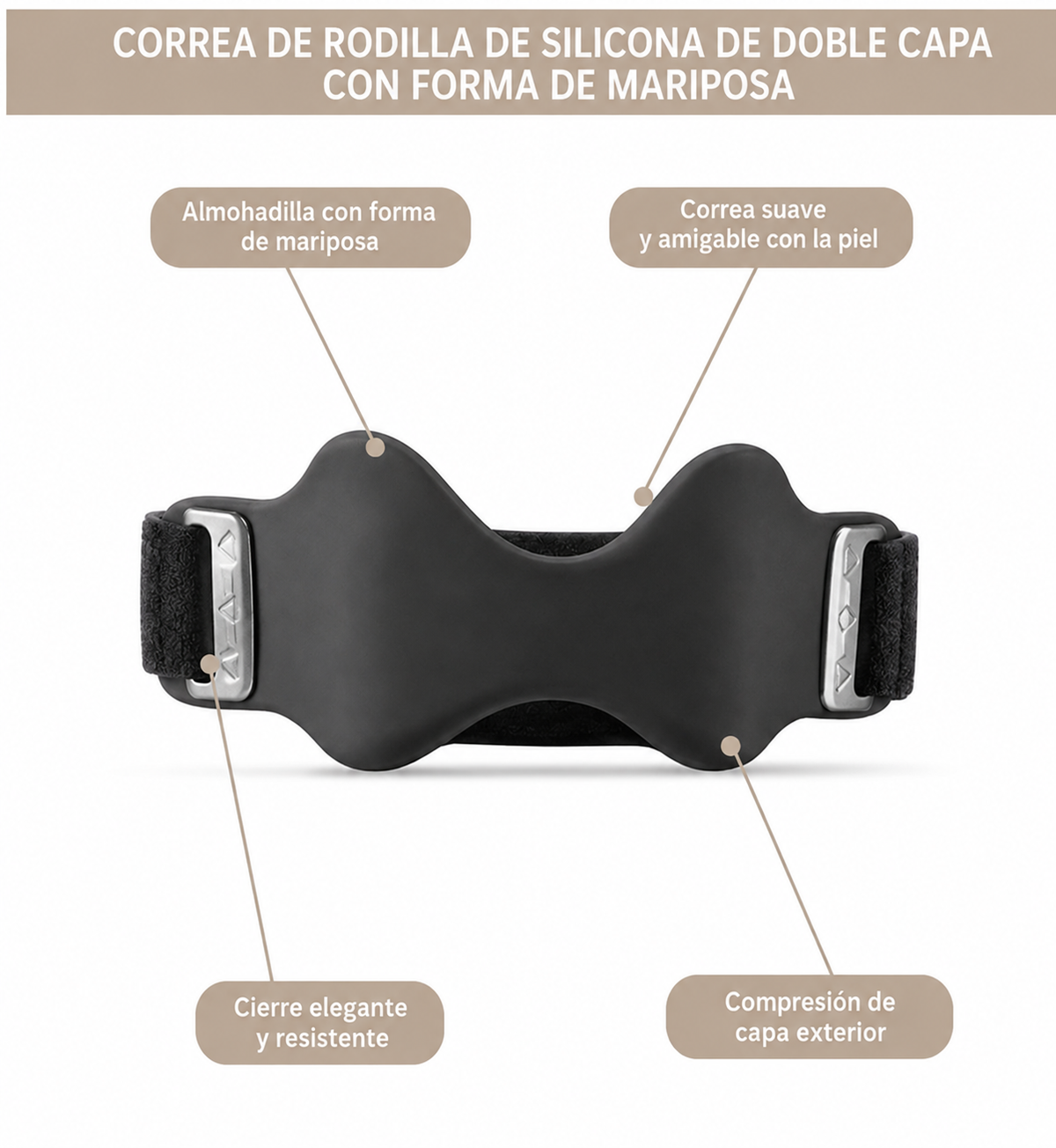 Rodillera ActivaFlex - presión focalizada